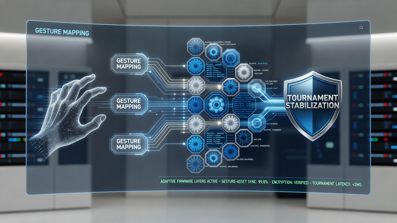 Encrypted asset tracking dashboard integrated with gesture mapping firmware on portable rigs