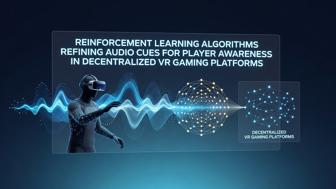 Reinforcement learning system analyzing spatial audio patterns in a decentralized VR multiplayer session